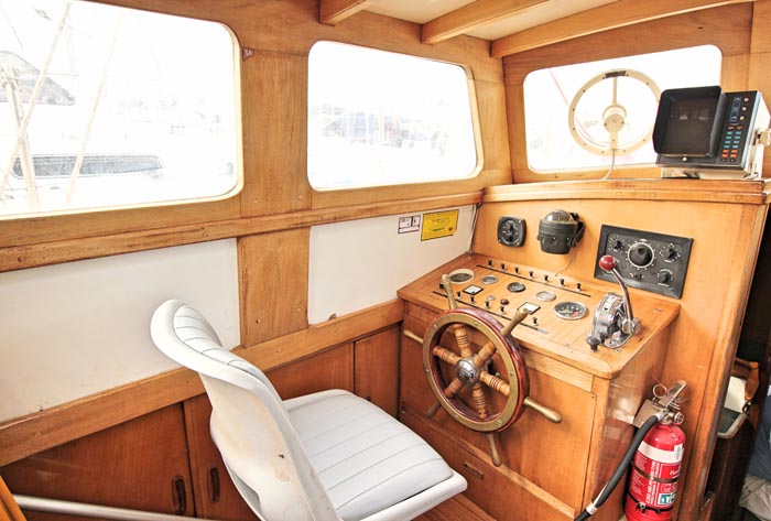 Custom Timber 42ft Pilot House Yacht 6